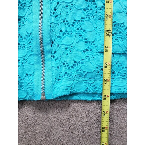 Denim & Co. Women's Lot Of 2 Lace Overlay Full Zip Jackets Purple/Blue Size 2X - Picture 10 of 15